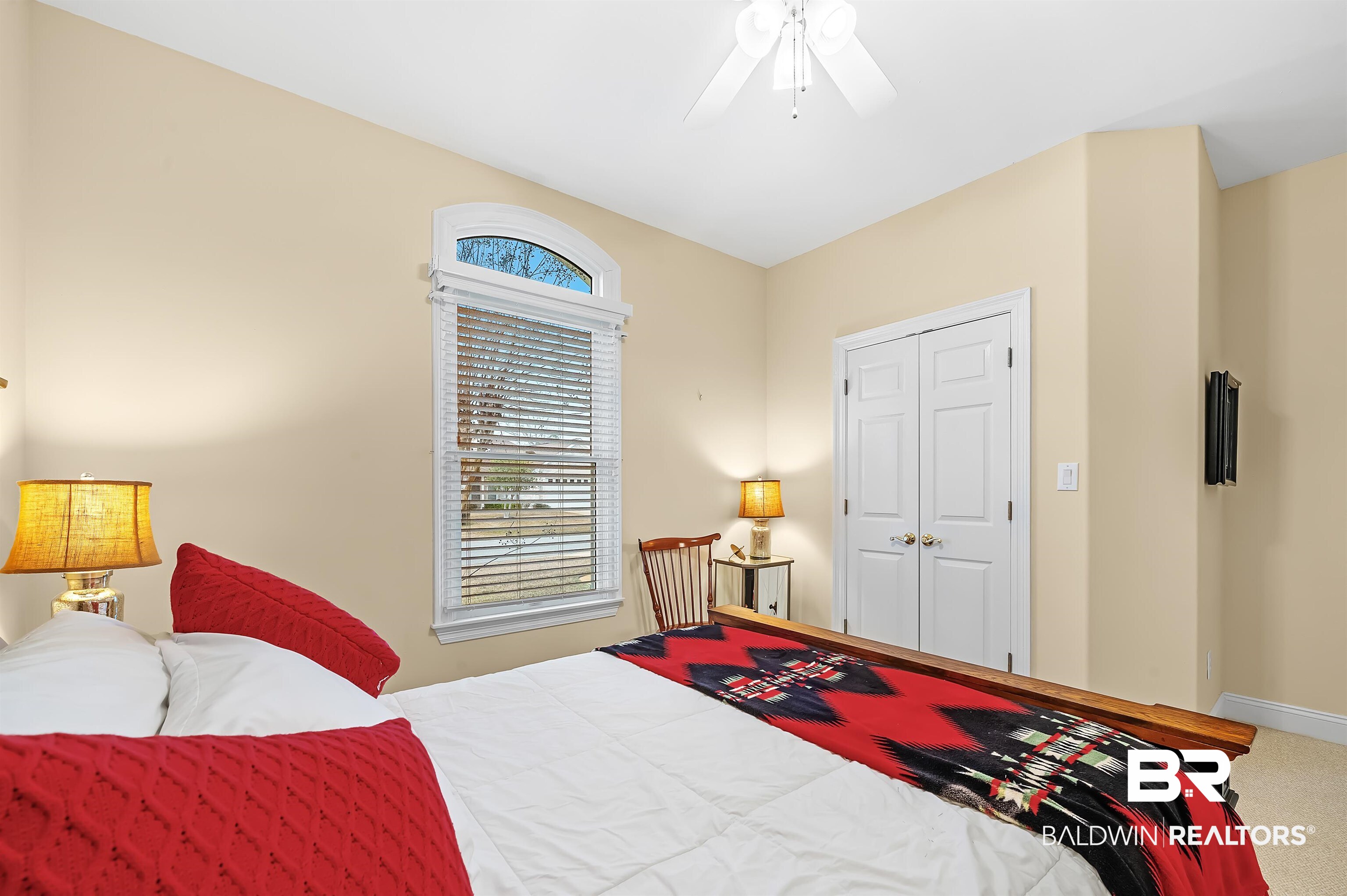 22726 Inverness Way Foley, AL 36535 - Photo 40 of 51 Carpeted bedroom with ceiling fan and a closet