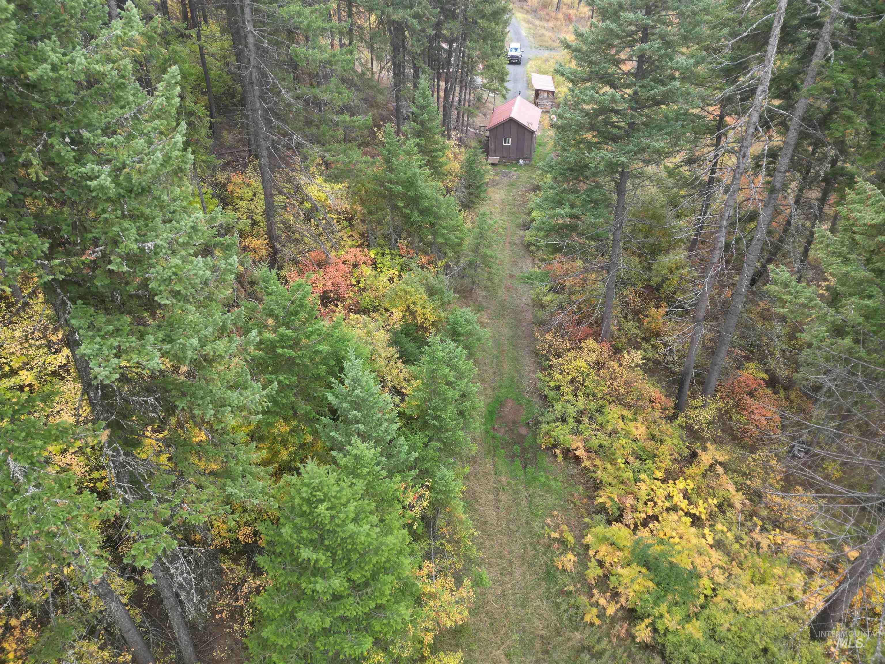 905 Hidden Valley Lane Weippe, ID 83553 - Photo 17 of 30 Aerial overview of property's location with a heavily wooded area