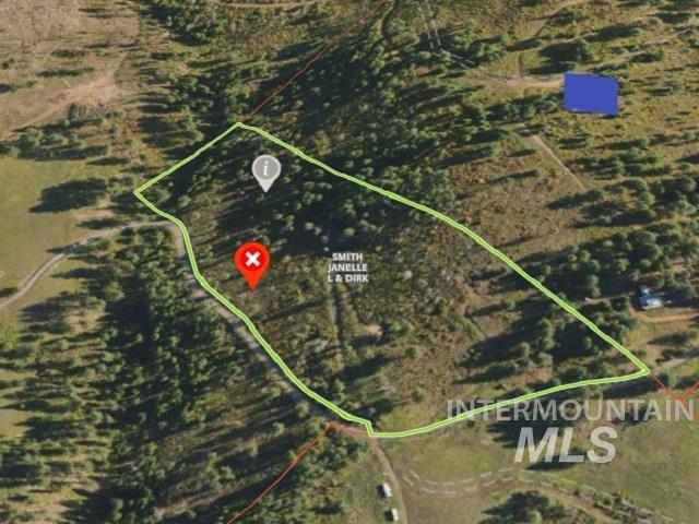 905 Hidden Valley Lane Weippe, ID 83553 - Photo 27 of 30 Aerial view of property's location with property parcel outlined