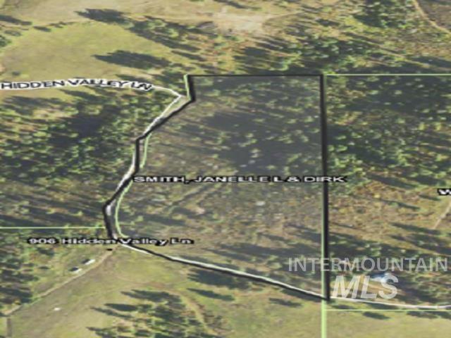 905 Hidden Valley Lane Weippe, ID 83553 - Photo 30 of 30 Map of property location with property parcel outlined