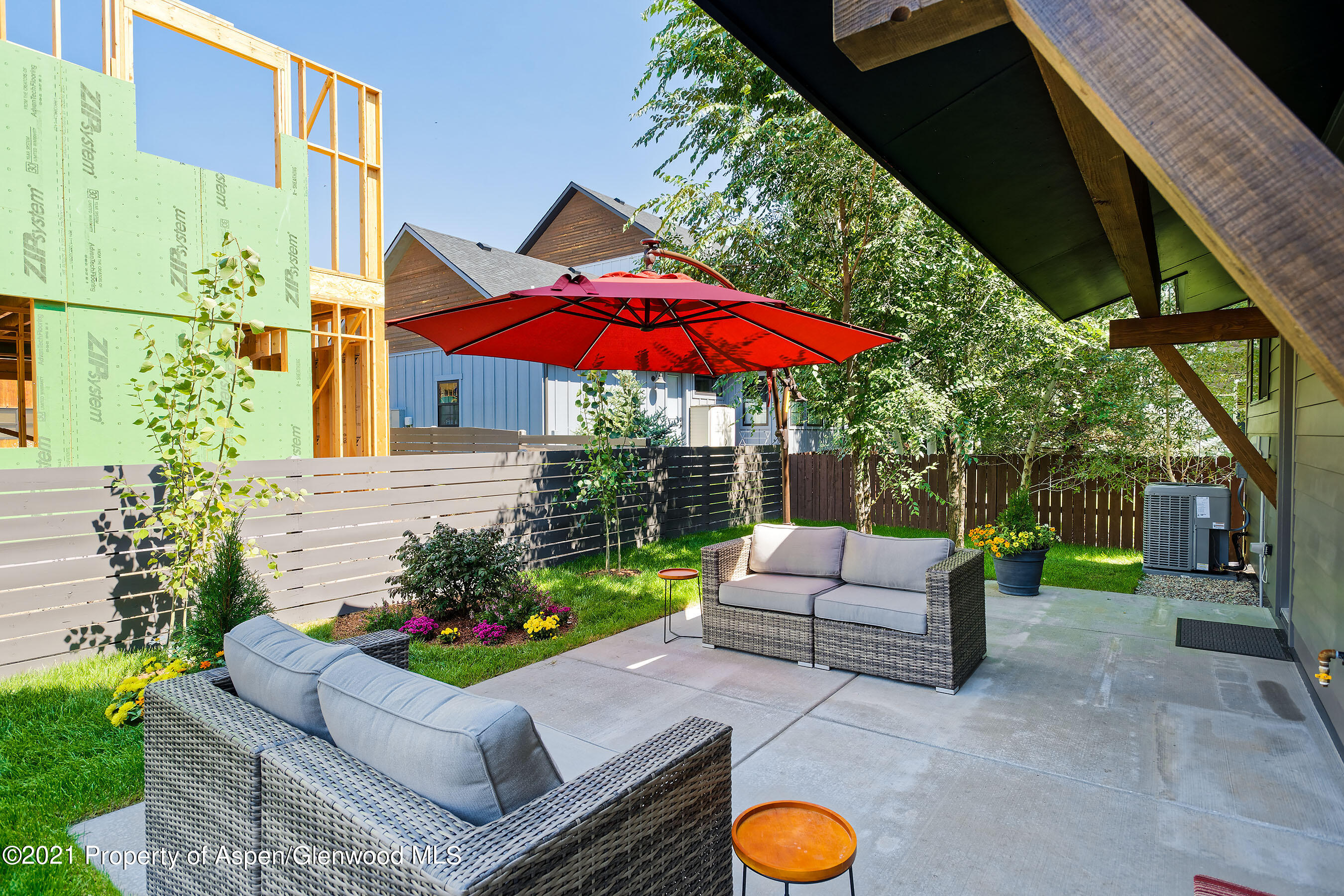 132 Valley Court Basalt, CO 81621 - Photo 7 of 38 a view of patio with couches and potted plants