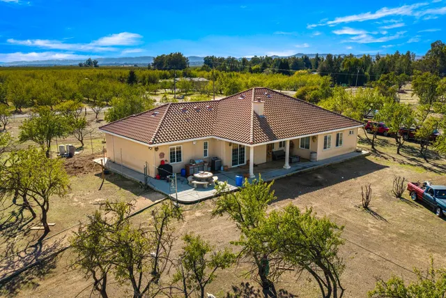 a view of a city with an ocean view