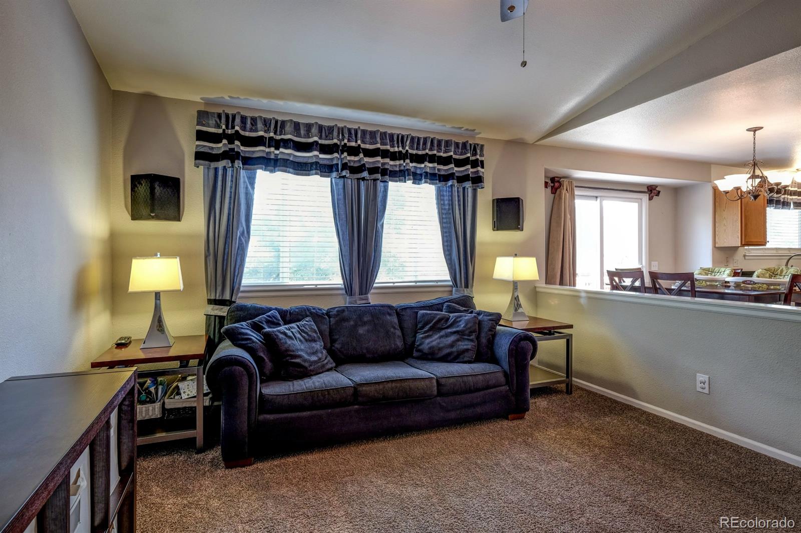 1045 Riddlewood Lane Highlands Ranch, CO 80129 - Photo 10 of 26 a living room with furniture and a large window