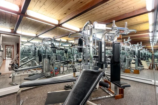 a view of gym