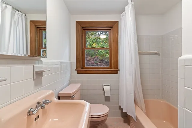 a bathroom with a toilet and a sink