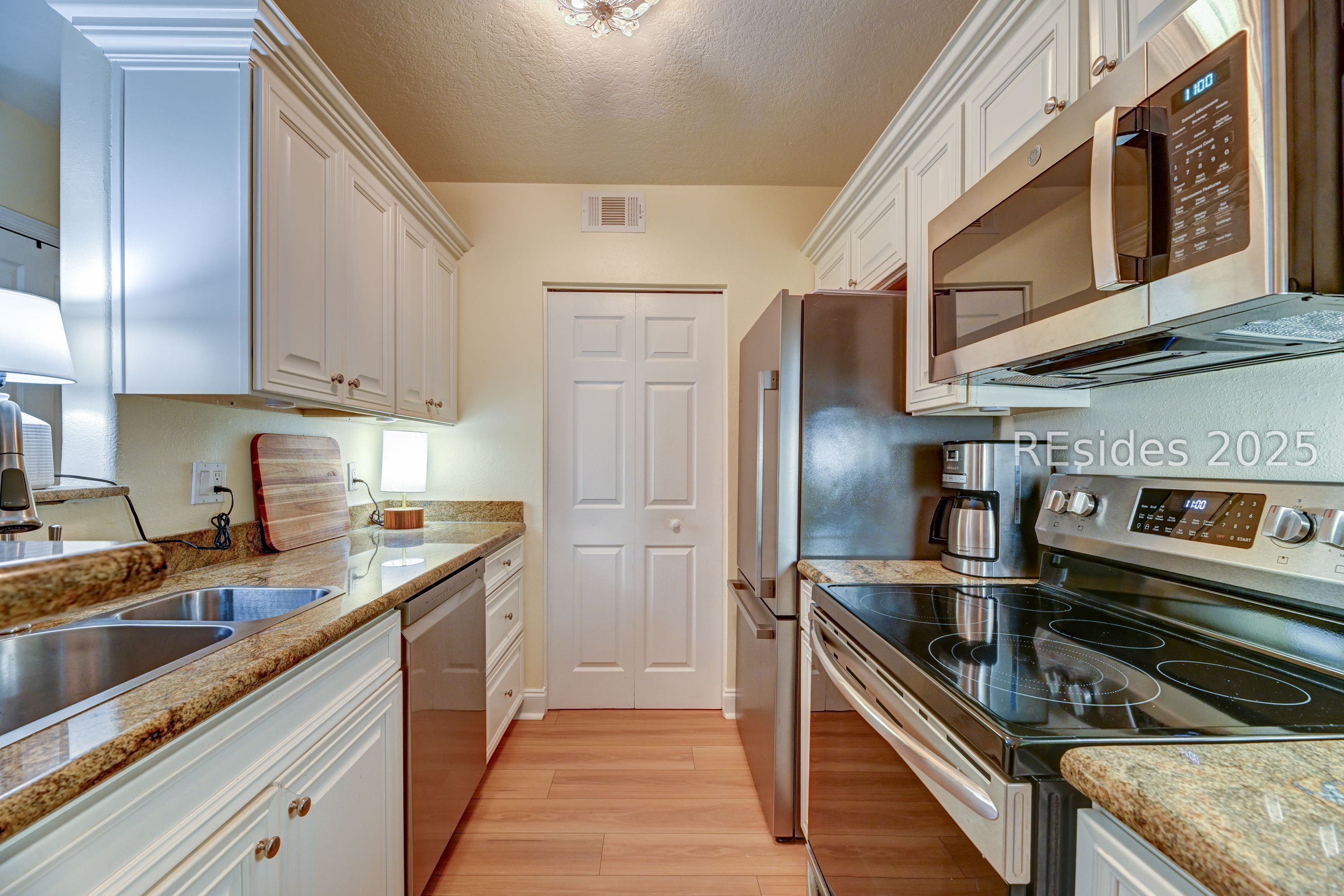 Upgraded kitchen with new appliances