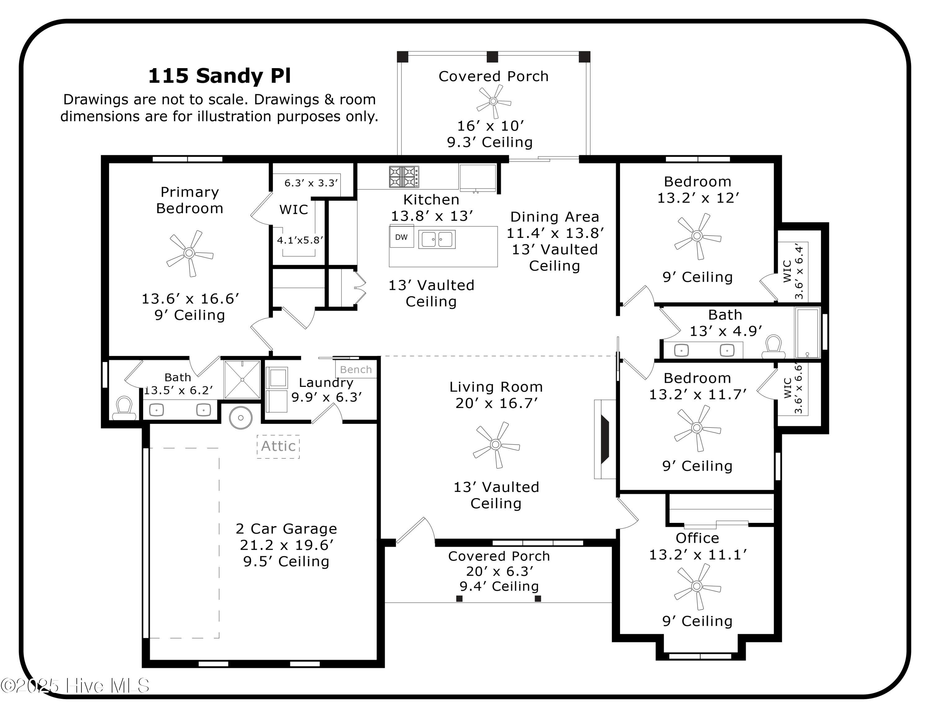 115 Sandy Place Pinebluff, NC 28373 - Photo 42 of 42 Floor Plan_115 Sandy Pl