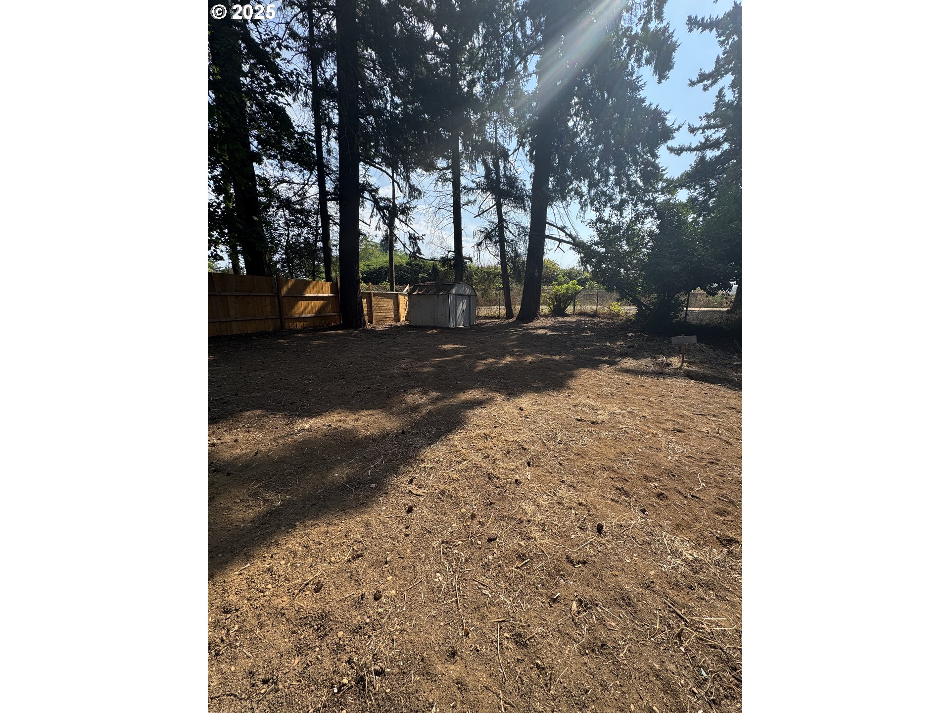 18640 Southeast Yamhill Circle Portland, OR 97233 - Photo 3 of 10 a view of a backyard with large trees