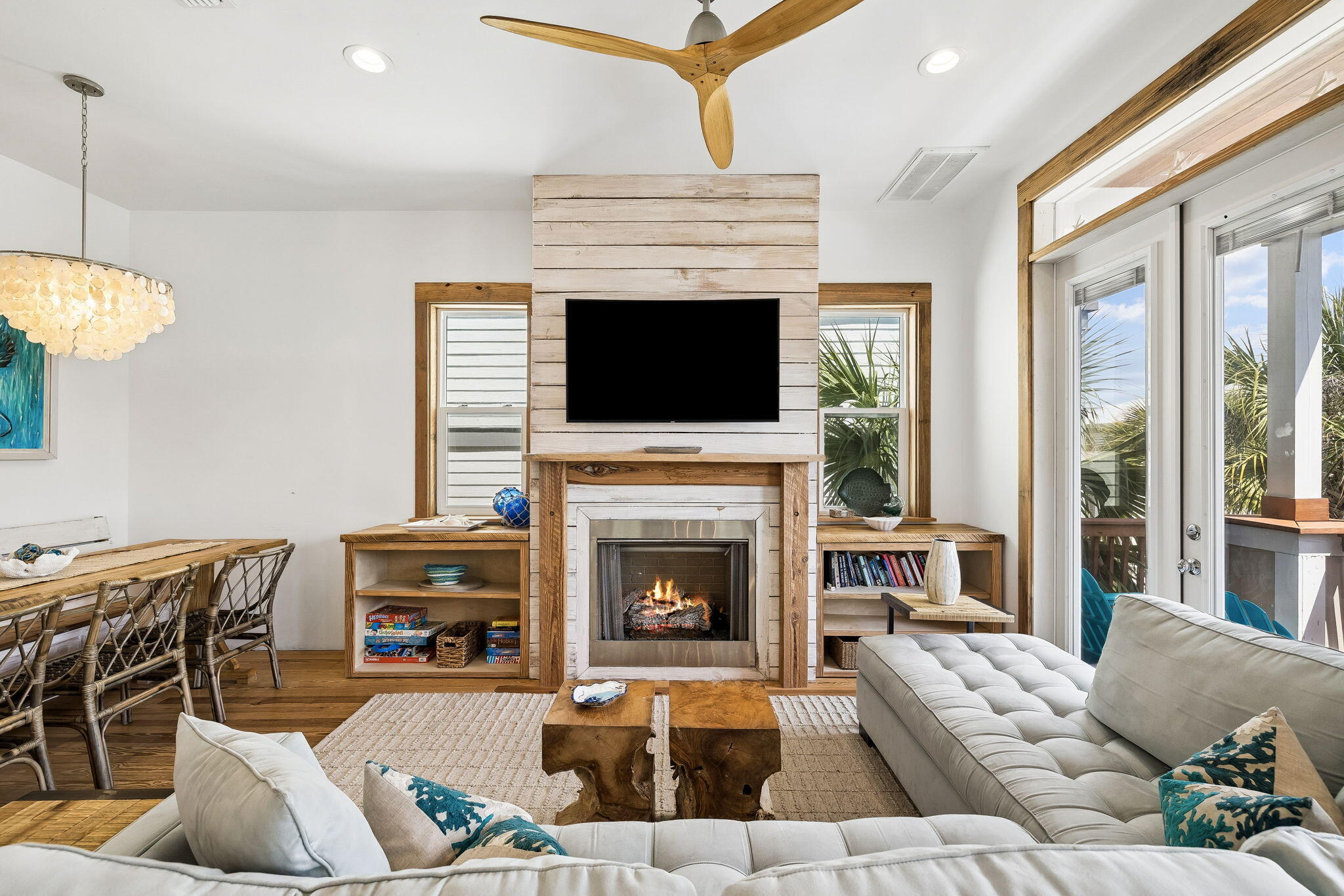 42 Seacrest Beach Boulevard West Inlet Beach, FL 32461 - Photo 33 of 54 Built-in Shelves & Fireplace