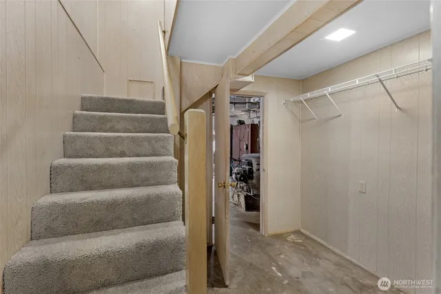 a view of closet area