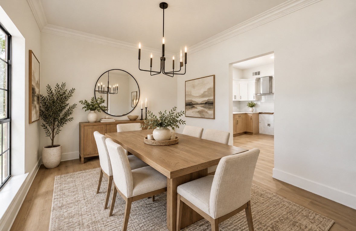 17518 Sandy Cliffs Drive Houston, TX 77090 - Photo 14 of 28 Virtually Staged Dining Room