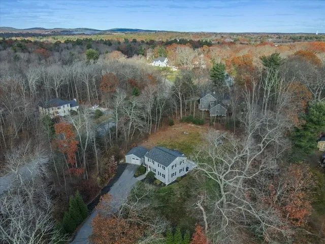 a view of a lake with a mountain in the background