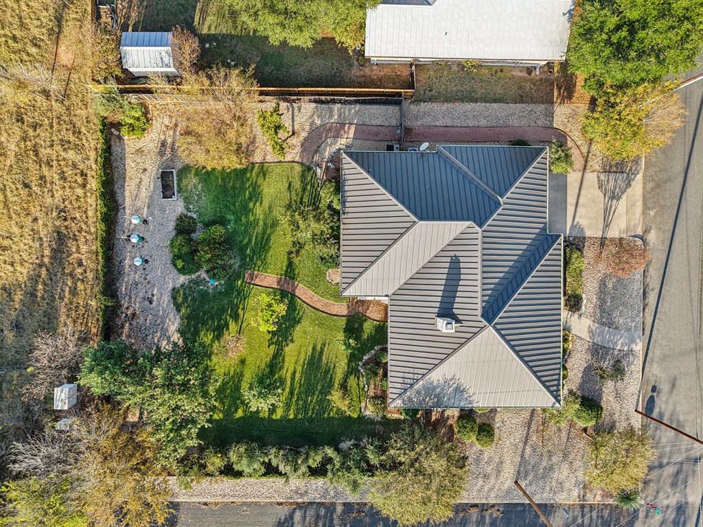 802 Ave C Fredericksburg, TX 78624 - Photo 5 of 22 an aerial view of balcony and yard