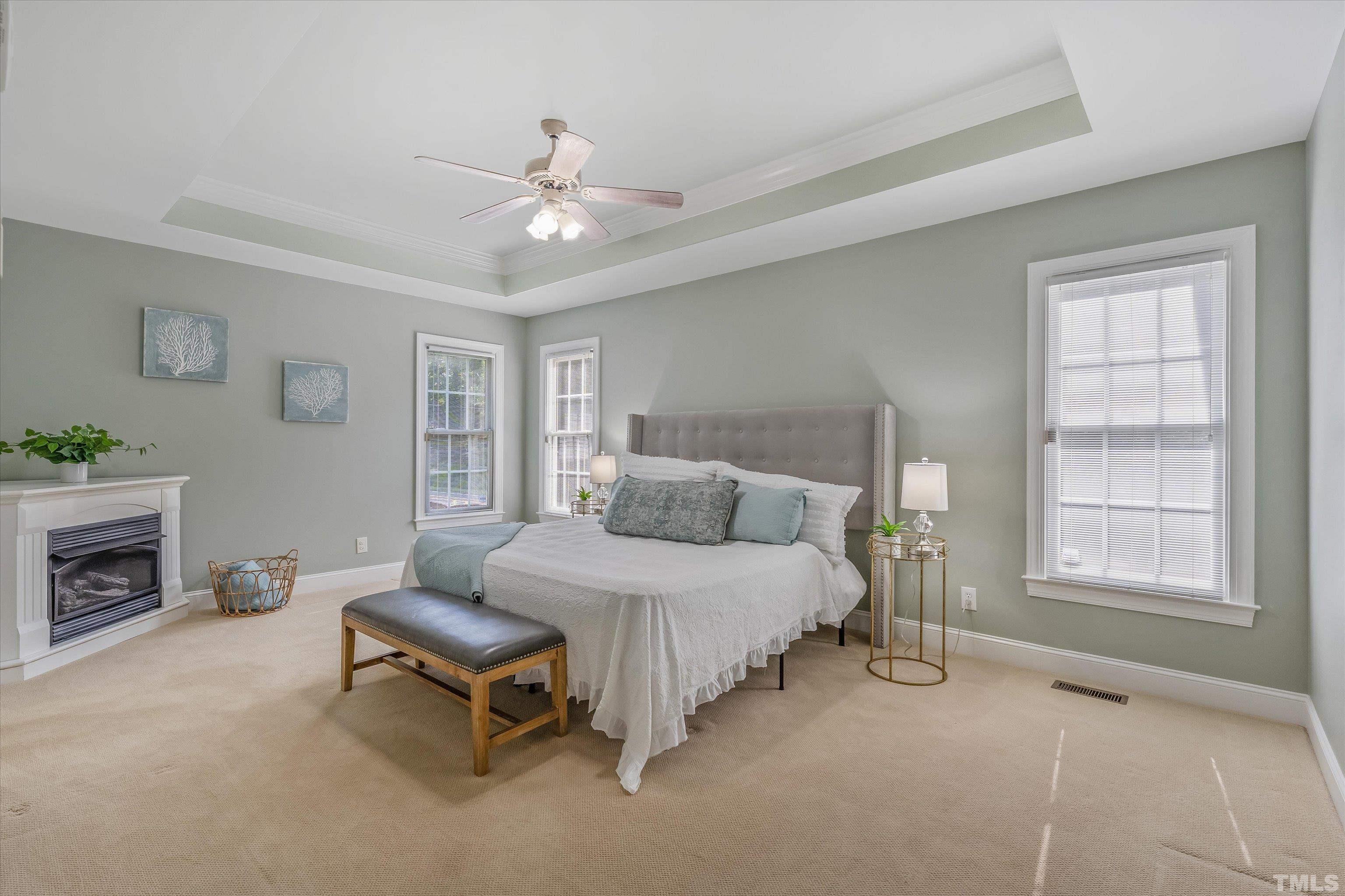 109 Rother Lane Durham, NC 27707 - Photo 13 of 25 a spacious bedroom with a bed and a window