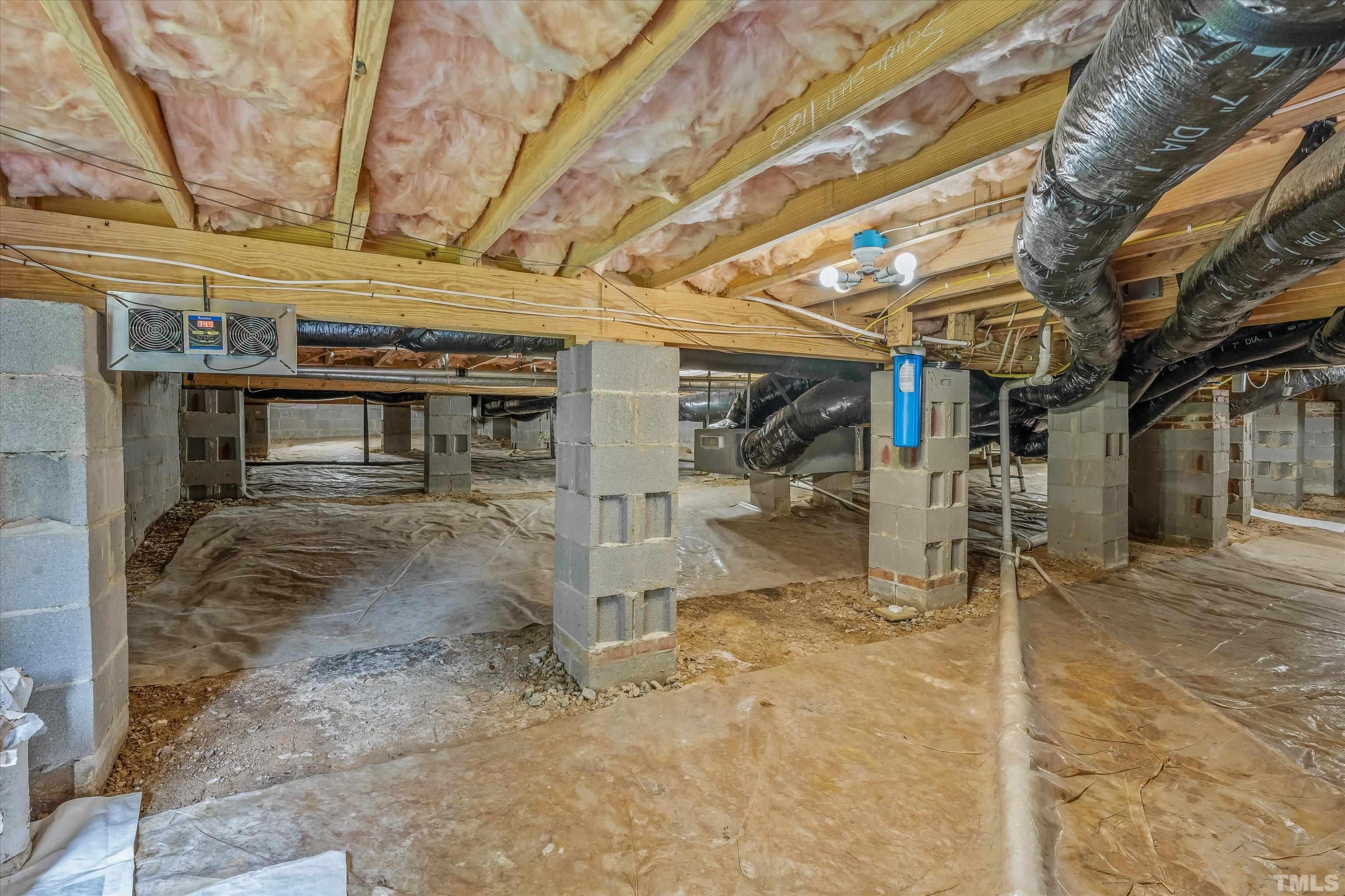 109 Rother Lane Durham, NC 27707 - Photo 22 of 25 a view of a room with wooden roof