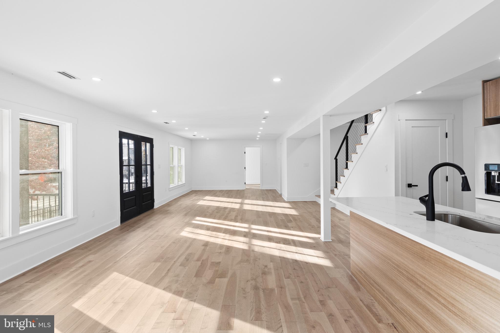 1355 Longfellow Street Northwest Washington, DC 20011 - Photo 10 of 37 a view of a kitchen with a sink and cabinets