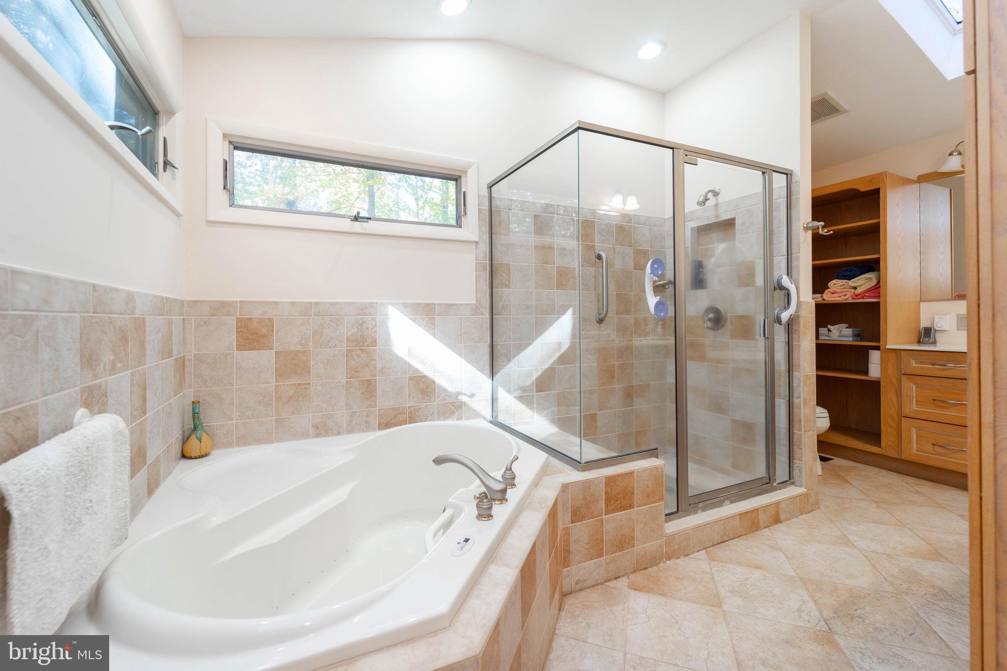1737 Point Drive, Unit POINT Annapolis, MD 21401 - Photo 9 of 22 a bathroom with a bathtub and a shower