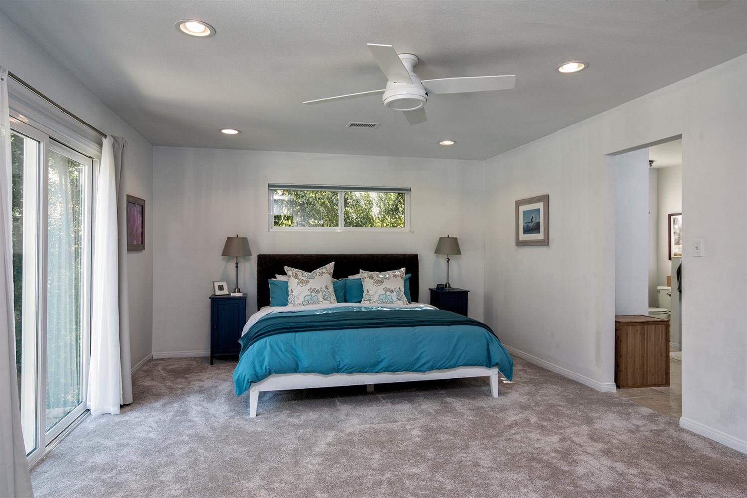 1310 Daly Road Ojai, CA 93023 - Photo 10 of 18 a bedroom with a bed and a large window