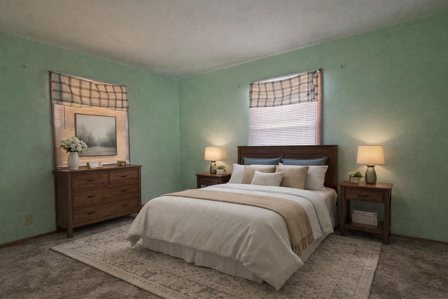 606 North Race Street Monon, IN 47959 - Photo 5 of 14 a bedroom with a bed and a dresser