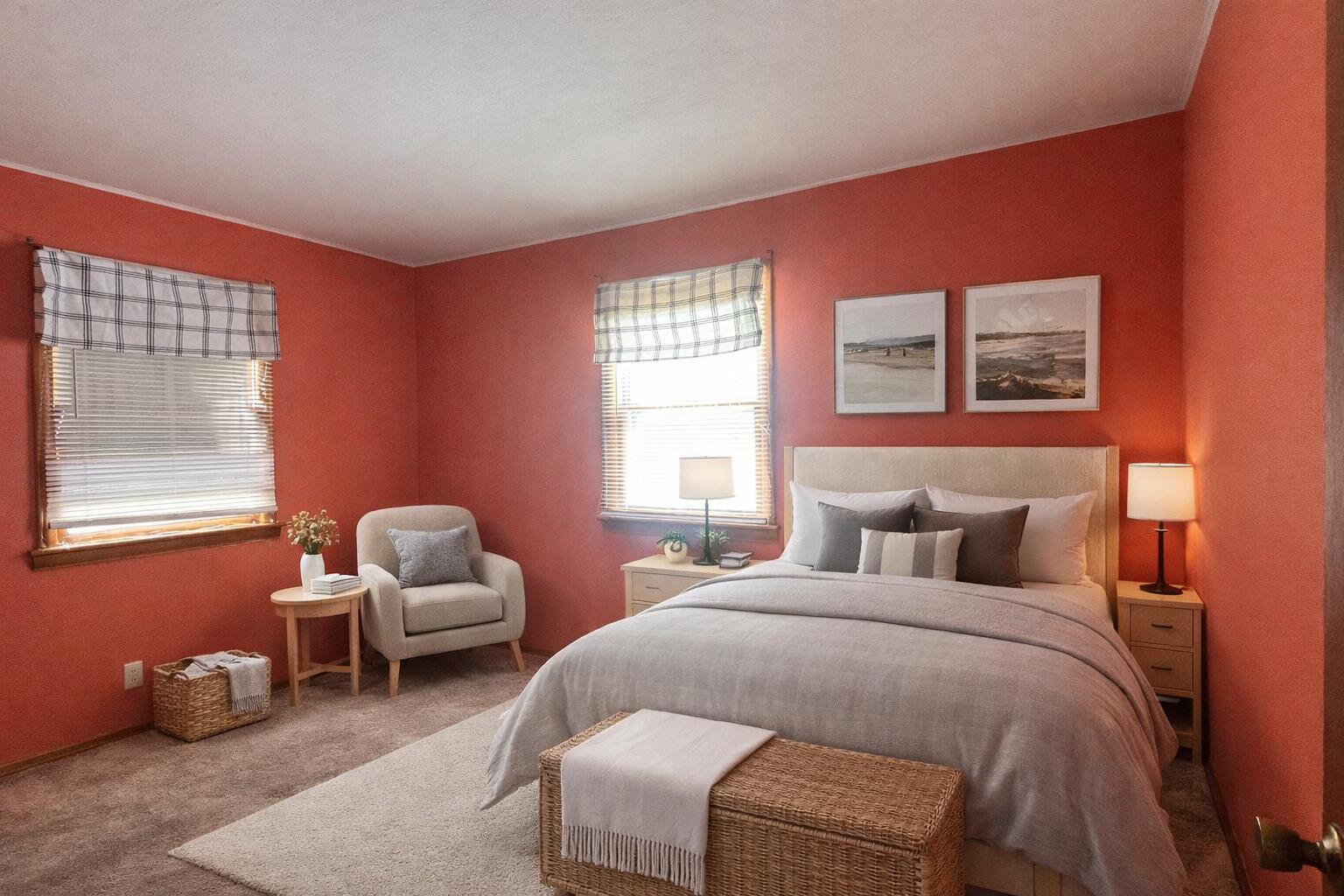 606 North Race Street Monon, IN 47959 - Photo 7 of 14 a bedroom with a bed and a window