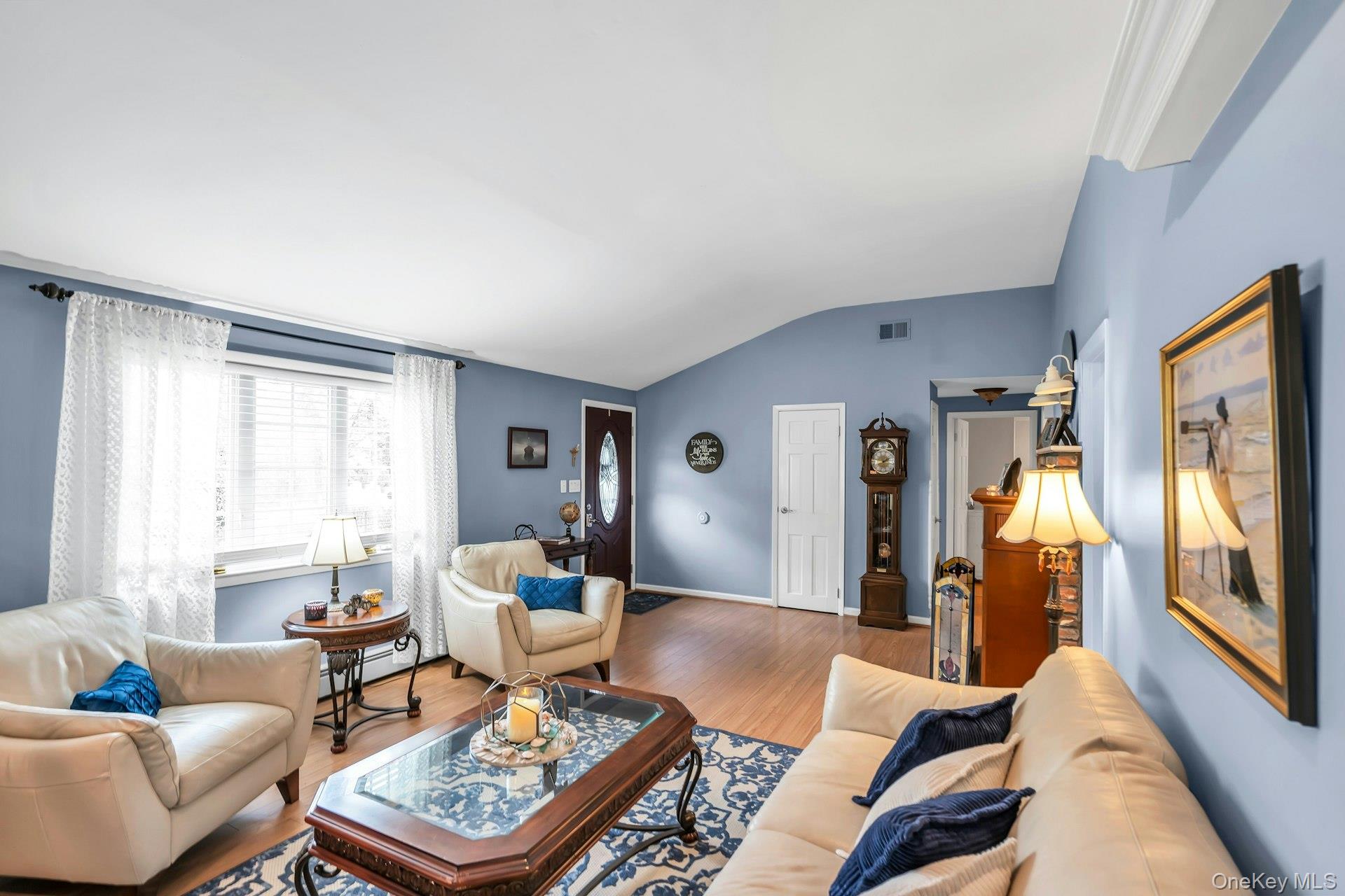 71 Ridge Haven Drive Ridge, NY 11961 - Photo 5 of 23 Living Room With Vaulted Ceiling