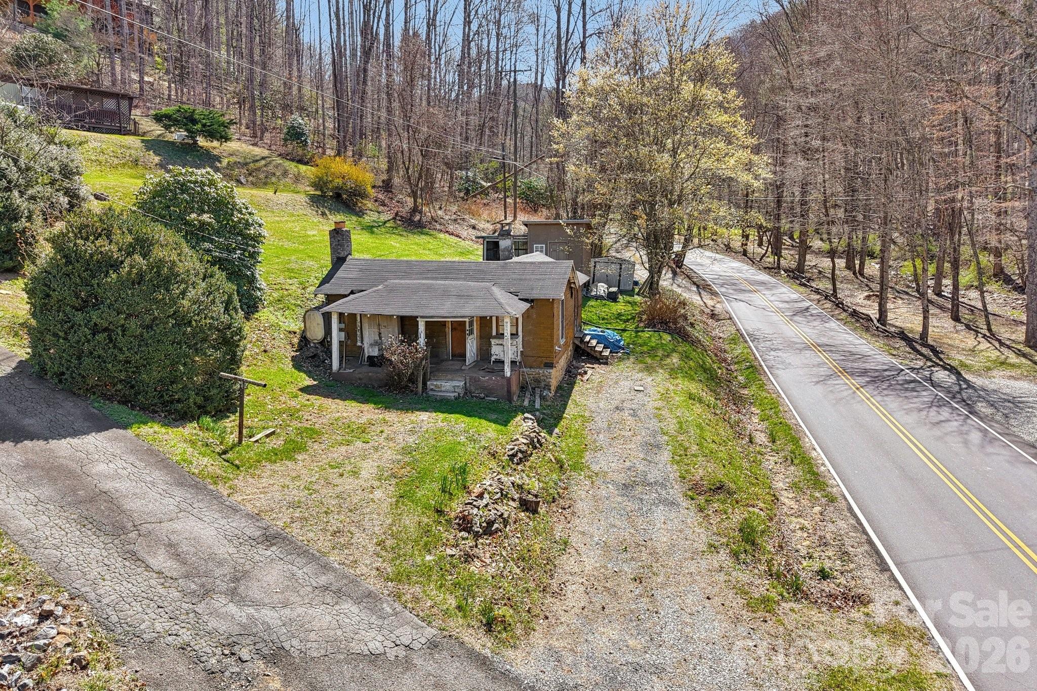 719 Camp Branch Road Waynesville, NC 28786 - Photo 2 of 22 a aerial view of a house with a yard