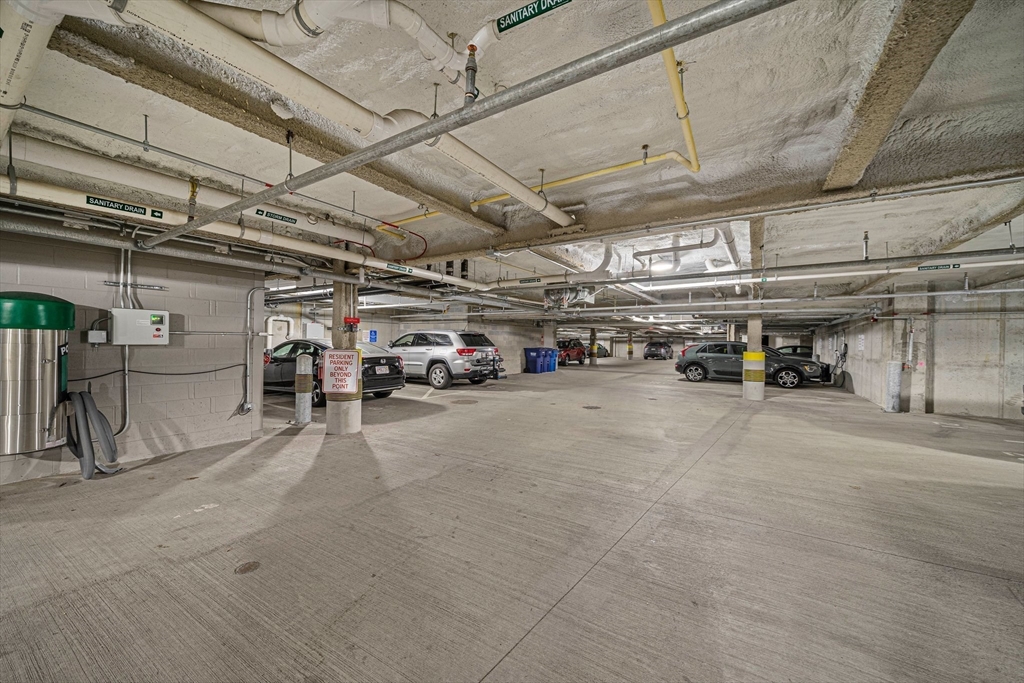 7 Beech Street, Unit 319 Cambridge, MA 02140 - Photo 22 of 27 a view of parking garage with lots of space