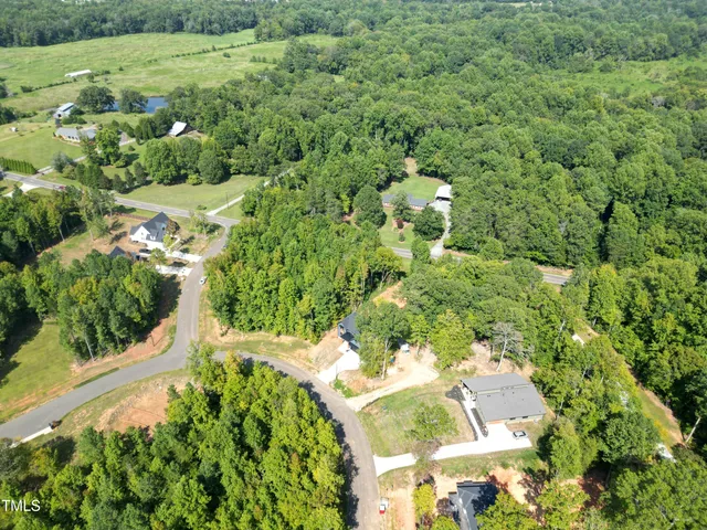 a view of a garden with an outdoor space