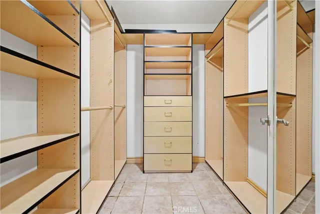 a view of closet area