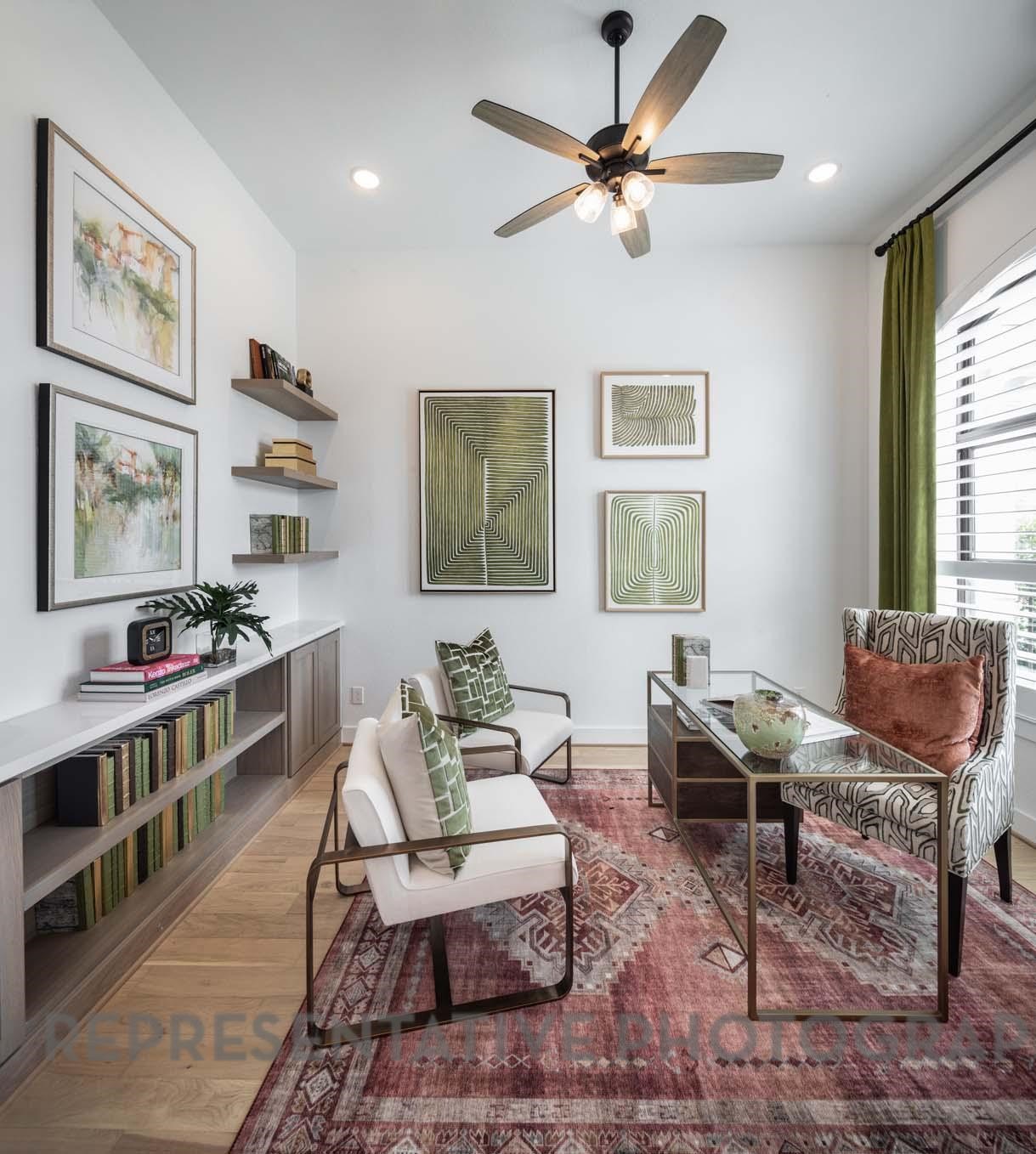 8914 Blue Grotto Lane Manvel, TX 77578 - Photo 15 of 24 a living room with furniture and a window
