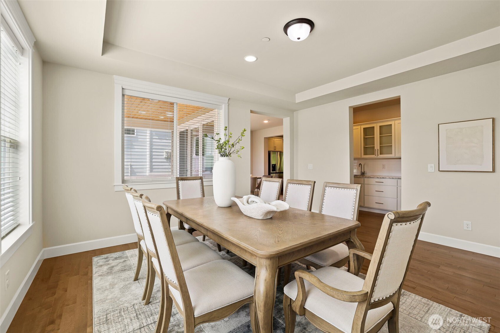 29 242nd Street Southeast Bothell, WA 98021 - Photo 15 of 40 a view of a dining room with furniture and wooden floor