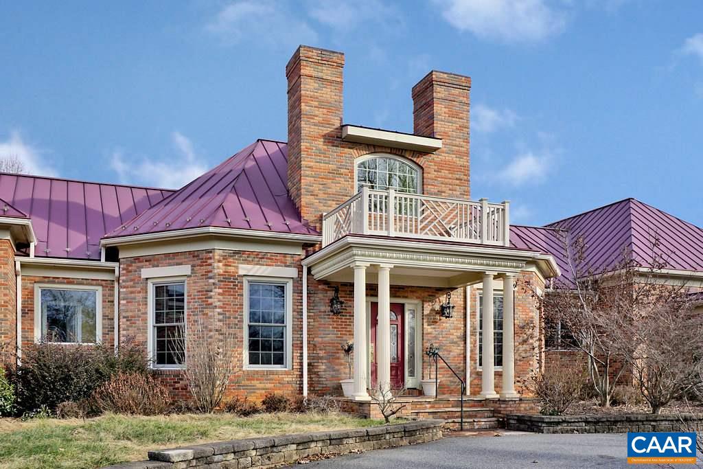 4460 Ivy Road Charlottesville, VA 22903 - Photo 1 of 26 All brick home with metal roof designed and built by Vito Cetta of Weather Hill Homes.