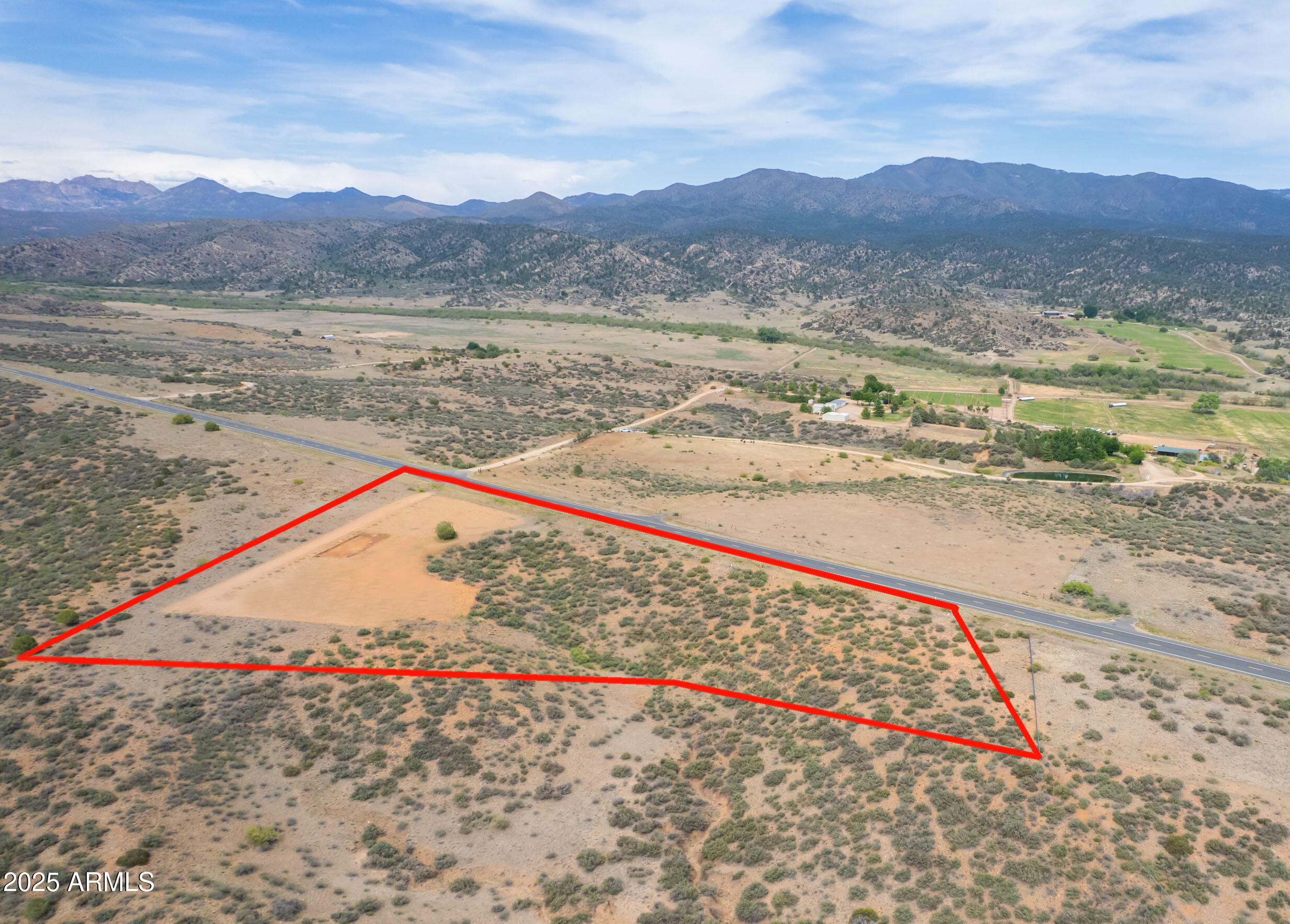 a view of a lake with a mountain