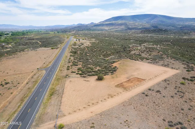 a view of a lake with a mountain