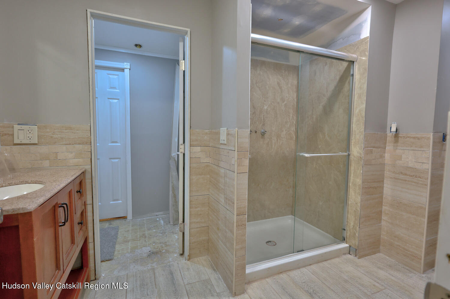 141 Jones Road Round Top, NY 12473 - Photo 47 of 70 a bathroom with a shower and a sink
