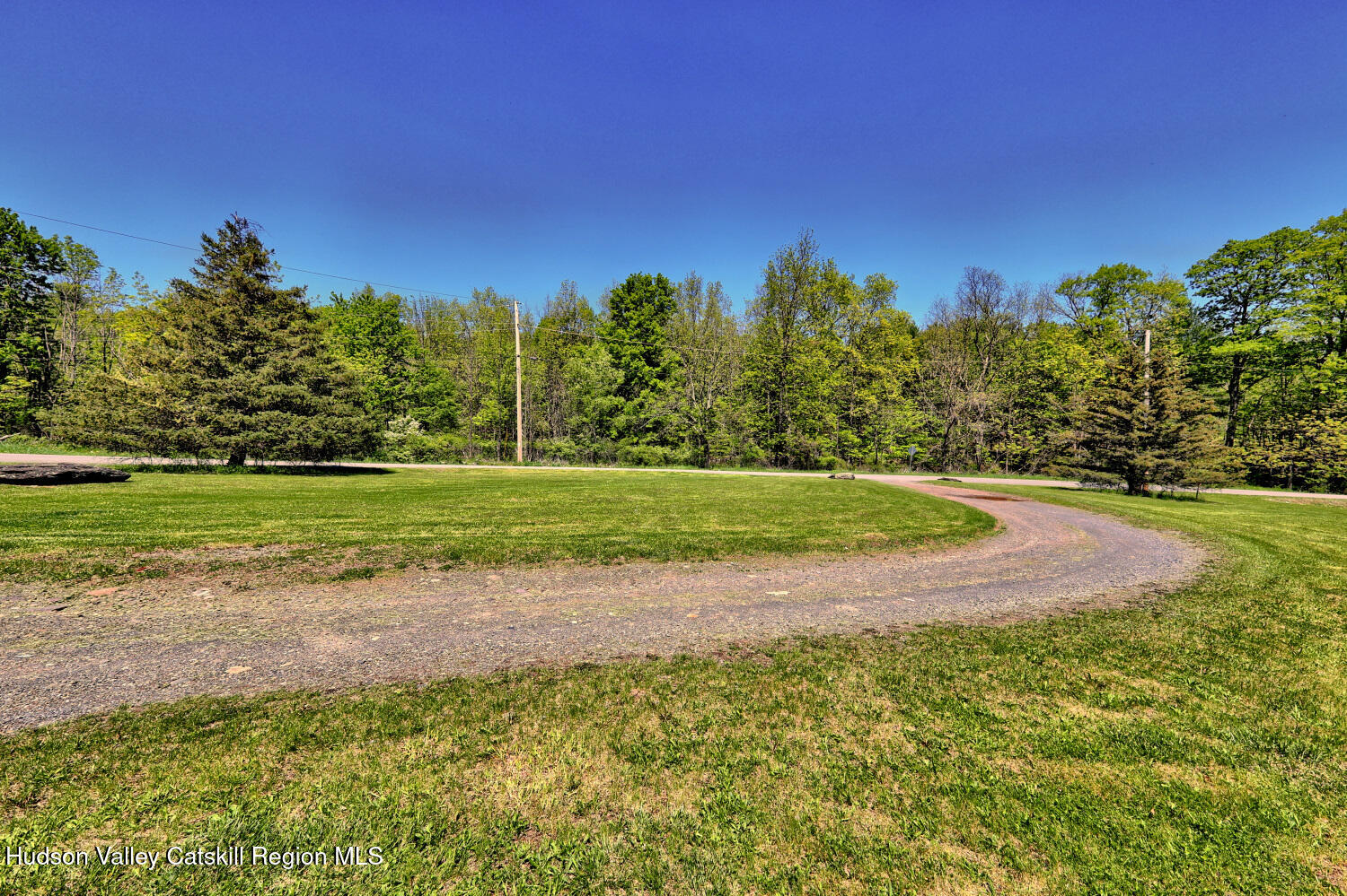 141 Jones Road Round Top, NY 12473 - Photo 54 of 70 a view of a yard with a house in the background