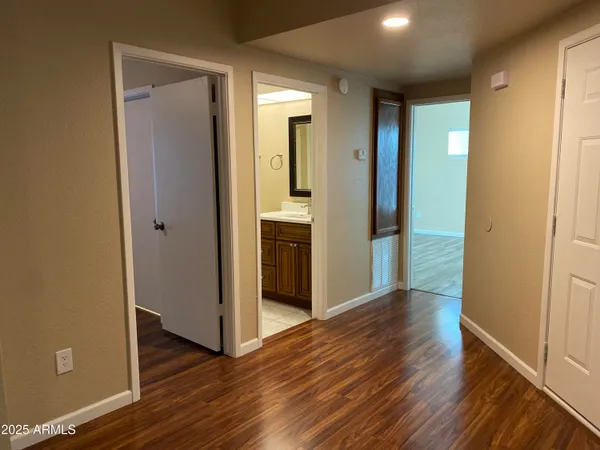 a view of an empty room