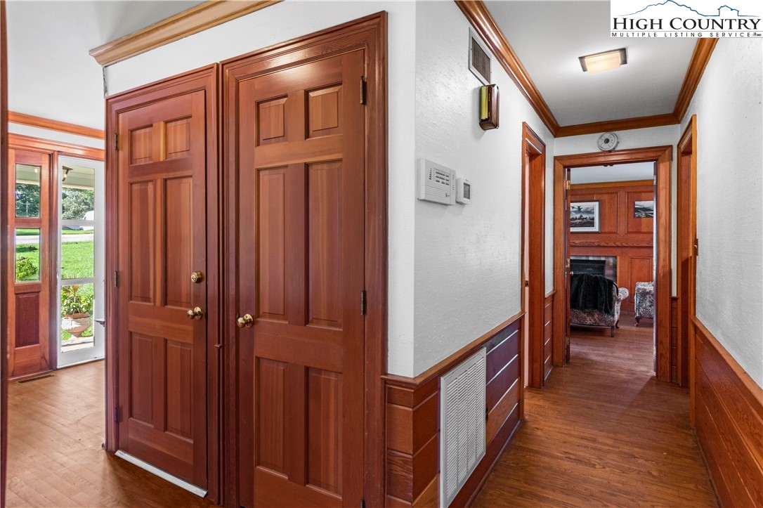 205 Hawthorne Road Elkin, NC 28621 - Photo 16 of 38 a view of hallway with wooden floor