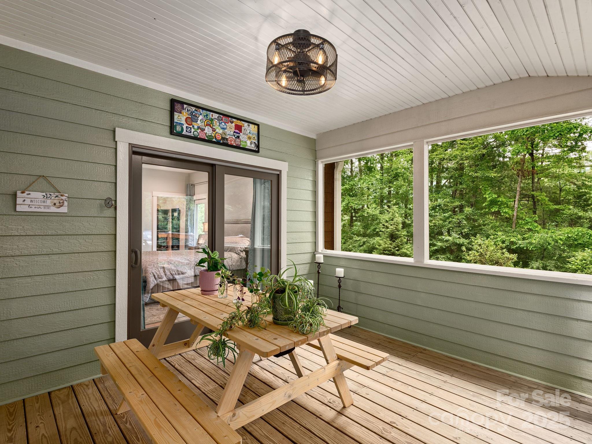 15 Avondale Road Asheville, NC 28803 - Photo 17 of 48 a view of a two chairs in the balcony