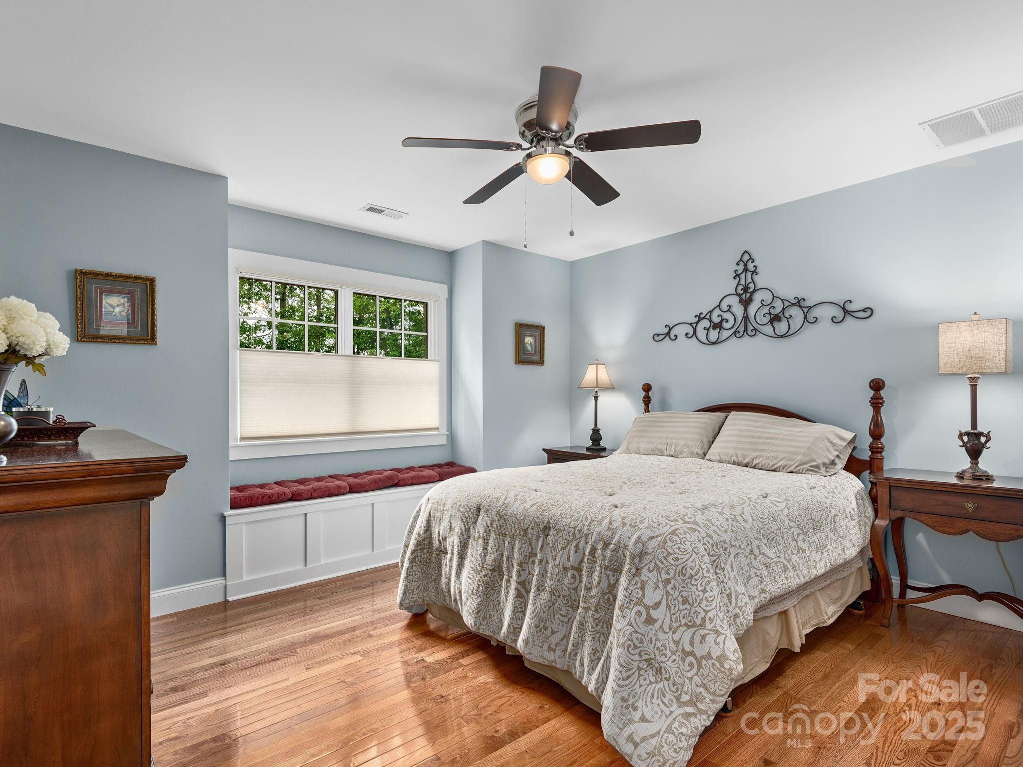15 Avondale Road Asheville, NC 28803 - Photo 28 of 48 a bedroom with a bed and a window
