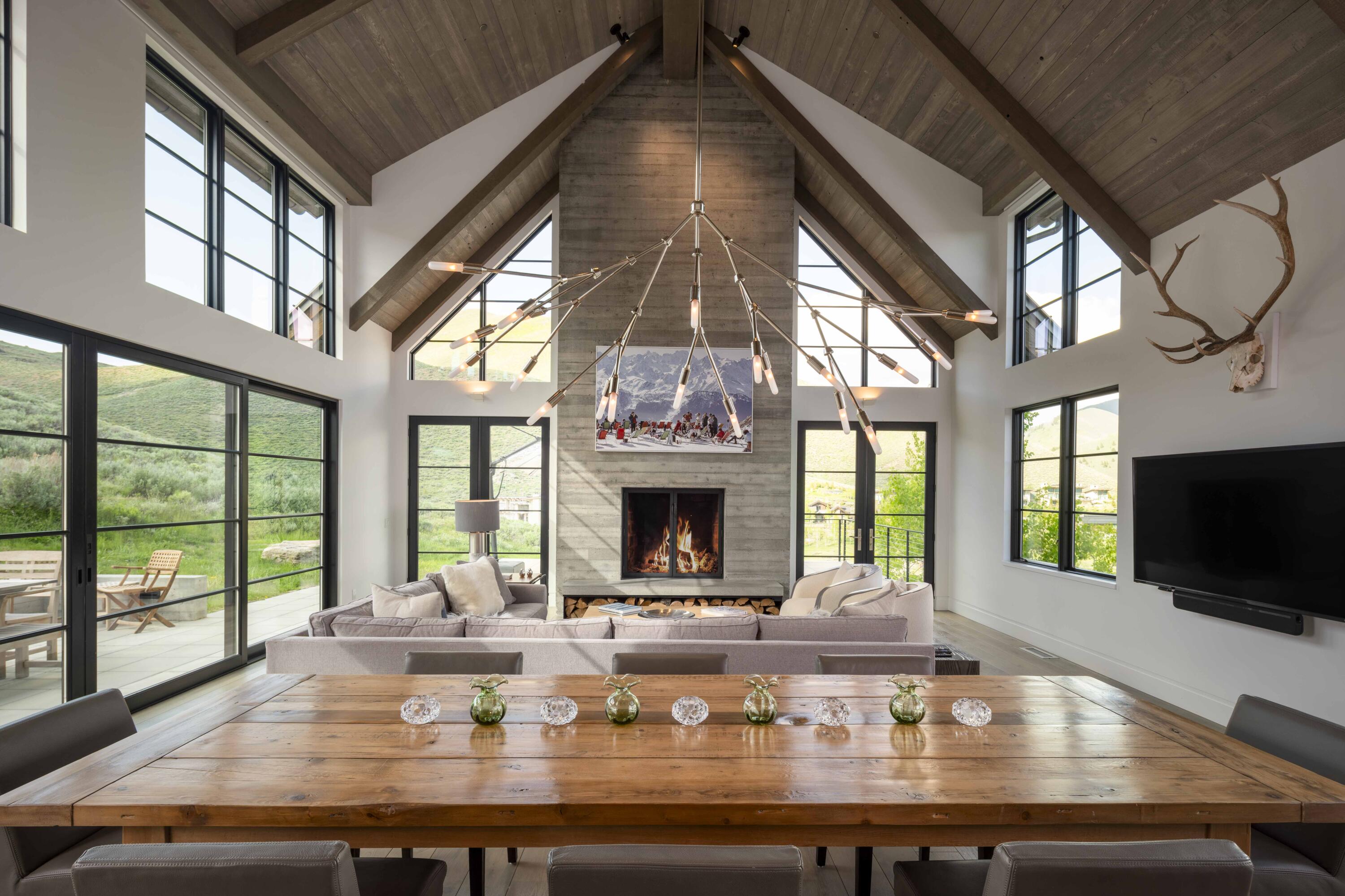 305 Diamond Back Road Sun Valley, ID 83353 - Photo 5 of 28 The great room brings the outside in