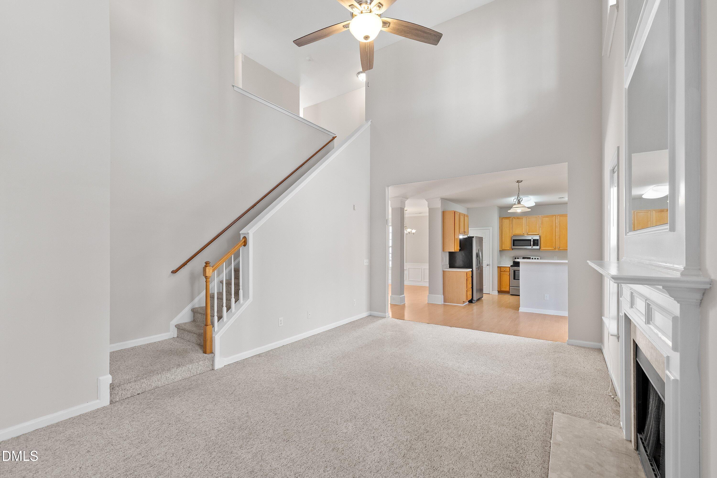 5717 Keowee Way Raleigh, NC 27616 - Photo 17 of 41 a view of entryway and hall with a front door
