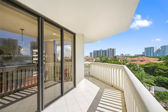 a view of balcony with staircase