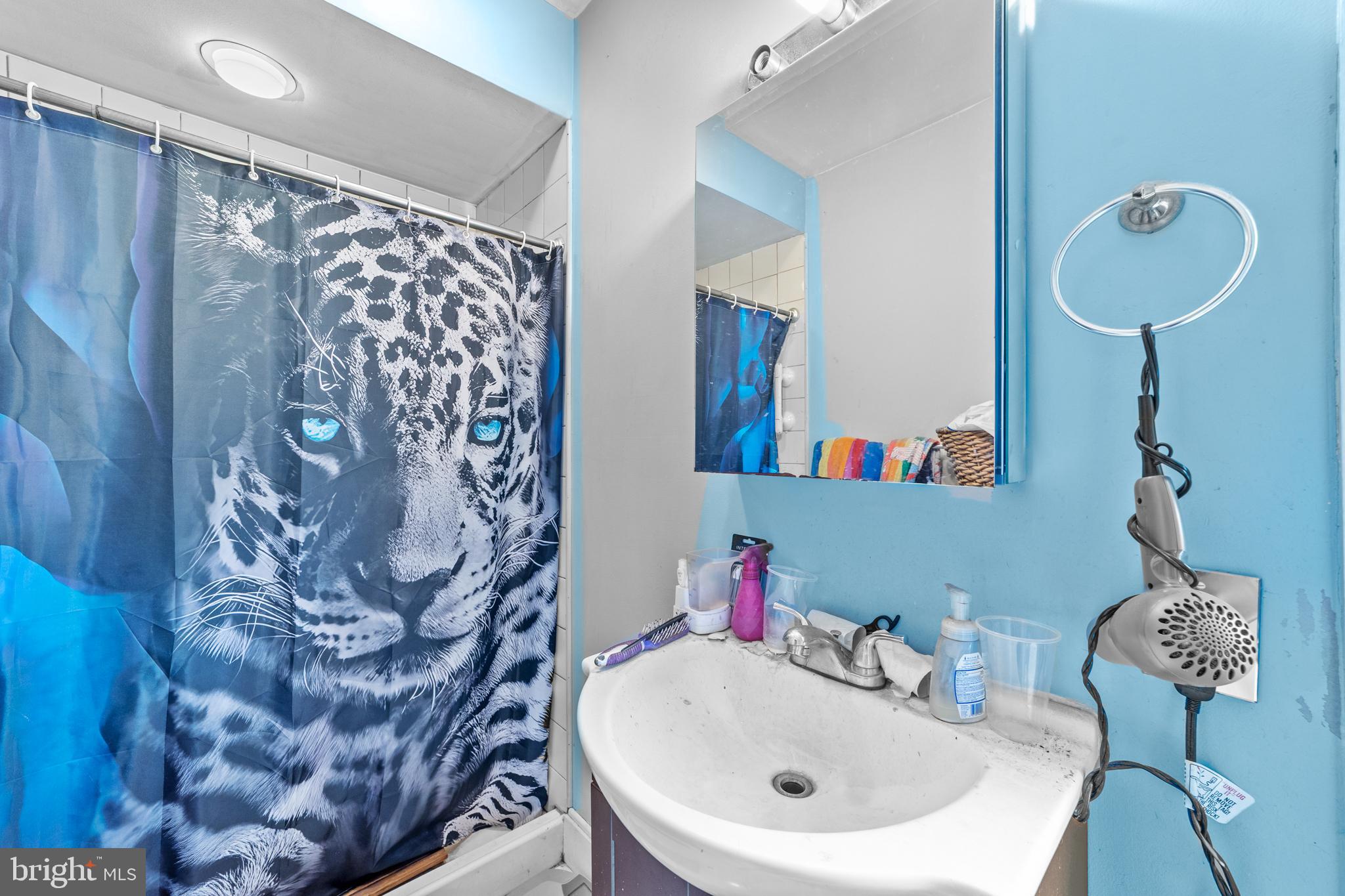 7333-35 Rising Sun Avenue Philadelphia, PA 19111 - Photo 22 of 28 a bathroom with a sink and a mirror