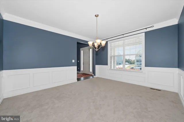 a view of a bathtub in a room