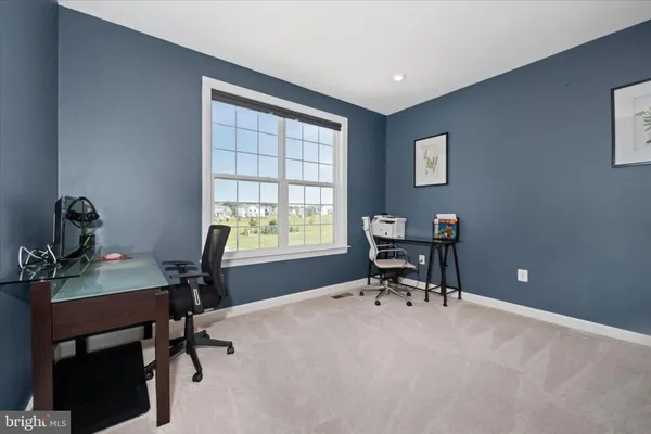 a workspace with a window