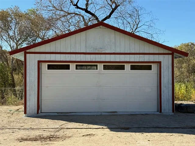 a backyard of a house