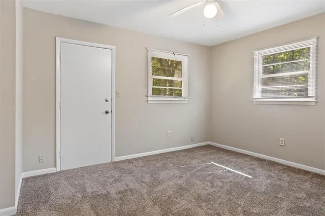 a view of room with window