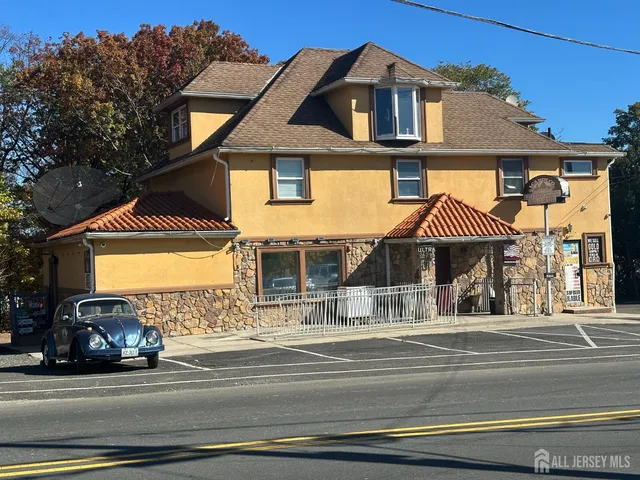 a view of a house with a balcony