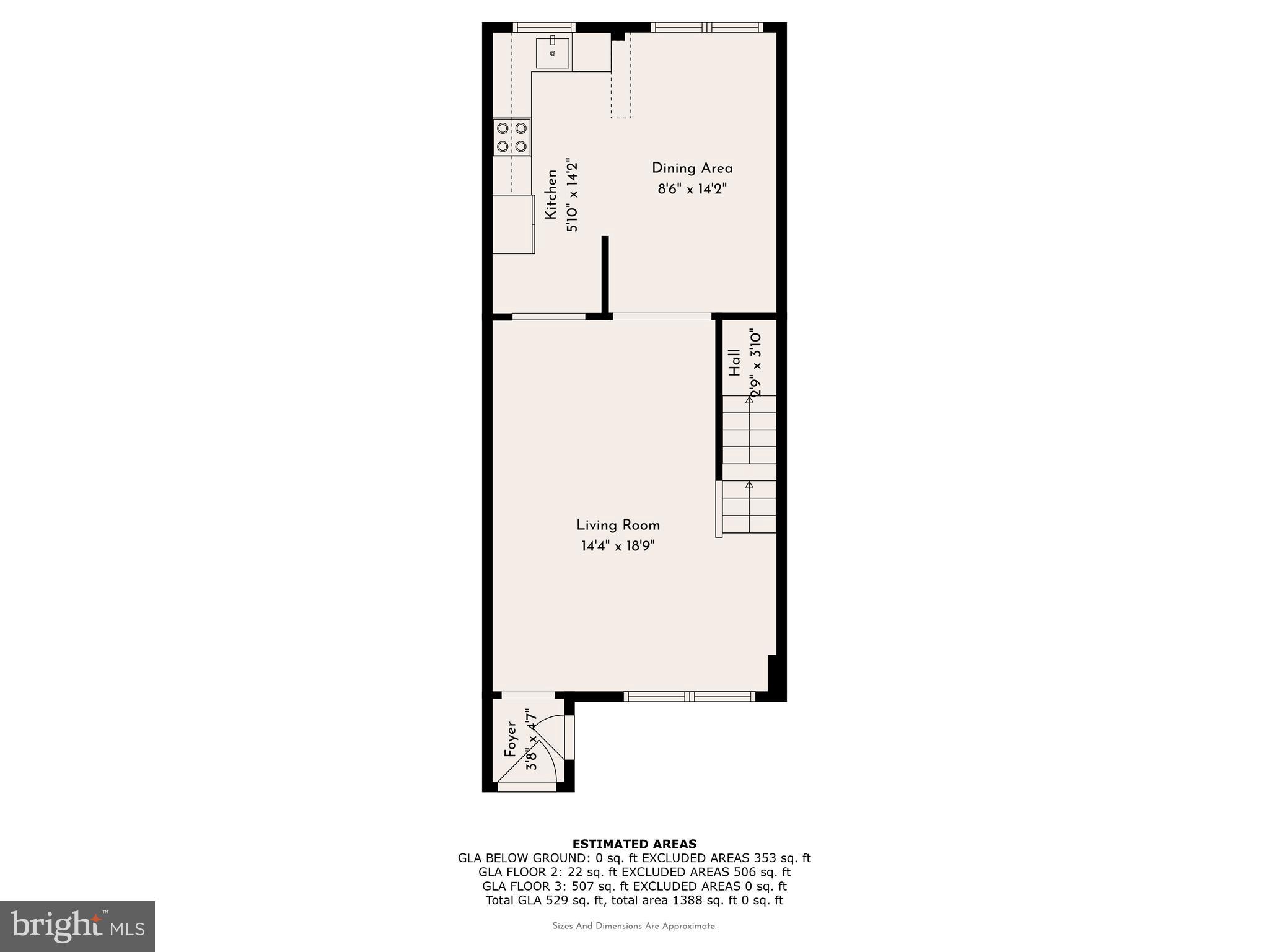 8547 Temple Road Philadelphia, PA 19150 - Photo 24 of 26 1st Fl Floor Plan